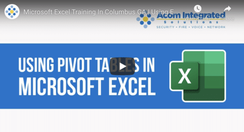 Microsoft Excel: Getting Started With Pivot Tables